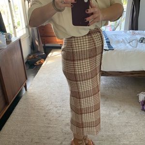 Vintage Missoni woven silk skirt